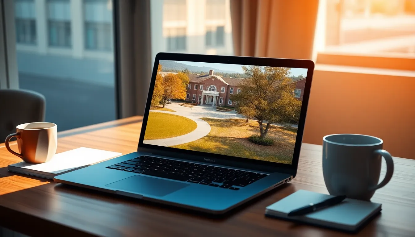 Tampilan desain website modern untuk sekolah dan universitas dari Jasa Pembuatan Website Lembaga Pendidikan di Bekasi.