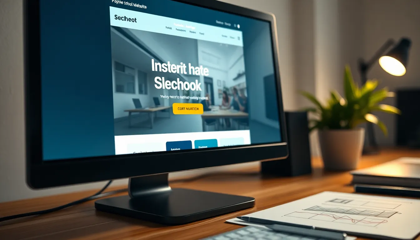 Tim profesional dari jasa pembuatan website sekolah di Manado sedang merancang tampilan responsif untuk situs sekolah.