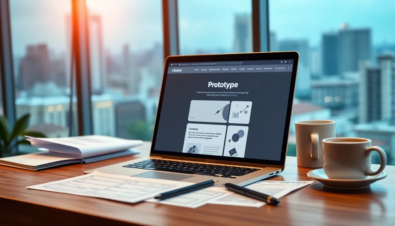 Seorang pemilik UMKM di Jakarta melihat desain website bisnisnya dengan bantuan jasa bikin web bagi UMKM di Jakarta.