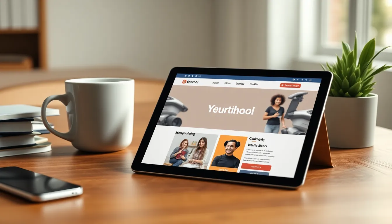 Website responsif modern untuk sekolah di Bekasi sebagai contoh jasa pembuatan website lembaga pendidikan di Bekasi.