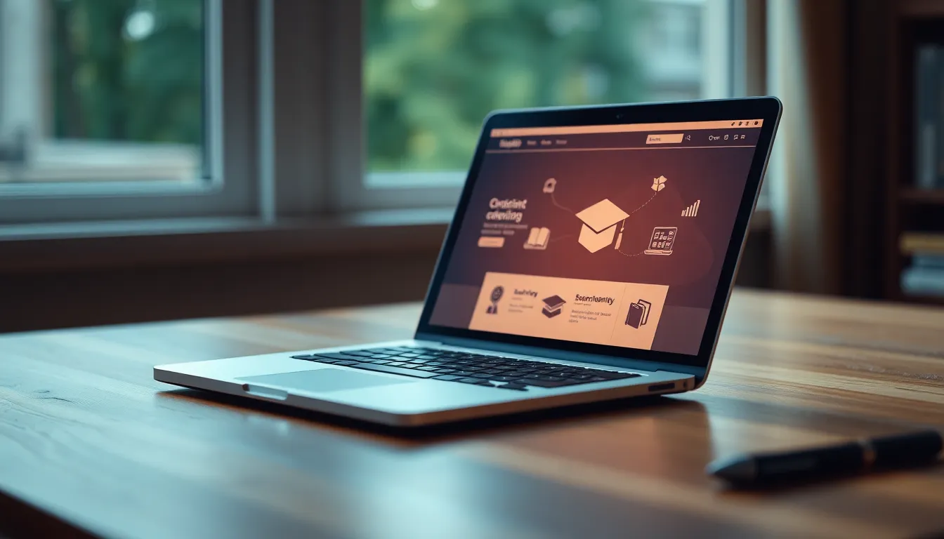 Tampilan website modern untuk sekolah atau universitas di Surabaya, showcasing jasa pembuatan website lembaga pendidikan di Surabaya profesional.
