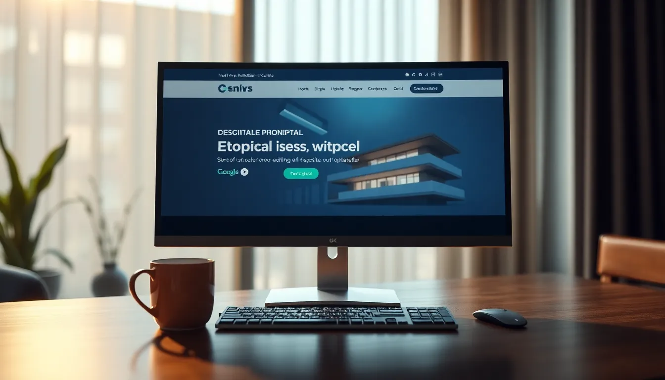 Tampilan modern website rumah sakit dengan fitur pendaftaran online dan informasi medis, hasil jasa pembuatan website rumah sakit di Depok.