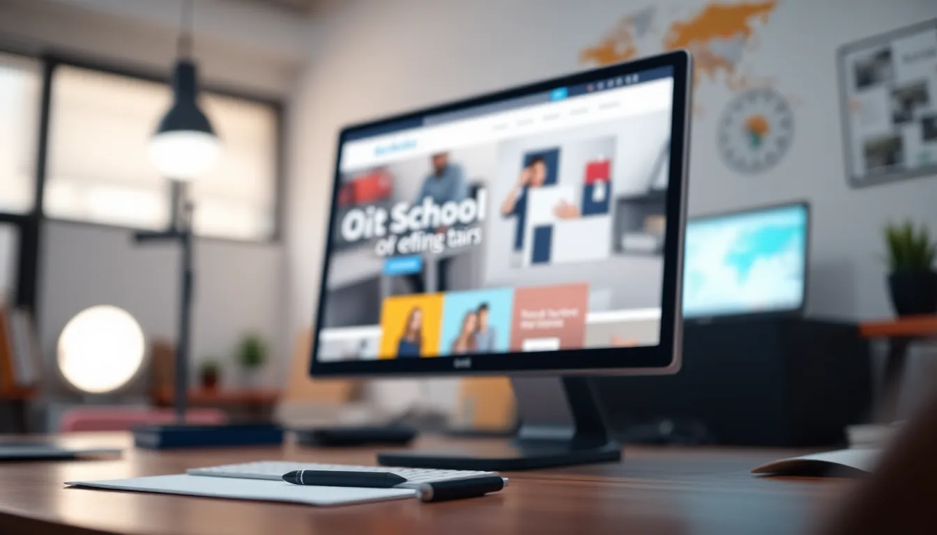 Tim profesional sedang mengerjakan desain modern untuk Jasa Pembuatan Website Sekolah di Batam yang responsif dan informatif.