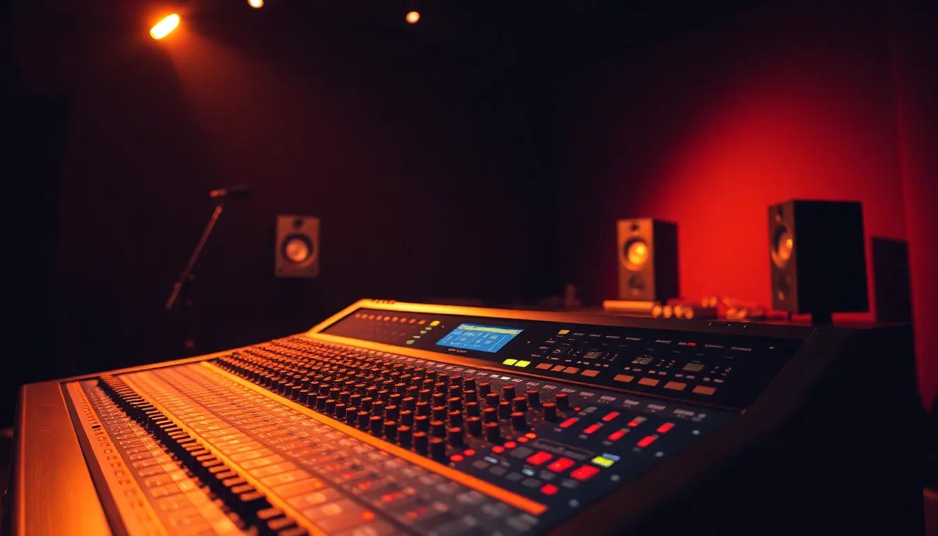 Tampilan website profesional untuk studio musik dengan jasa pembuatan website studio musik di Pontianak.