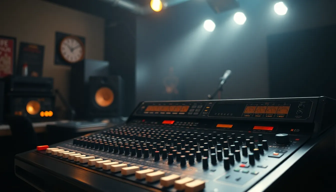 Tampilan website studio musik modern dengan layanan jasa pembuatan website studio musik di Surabaya.